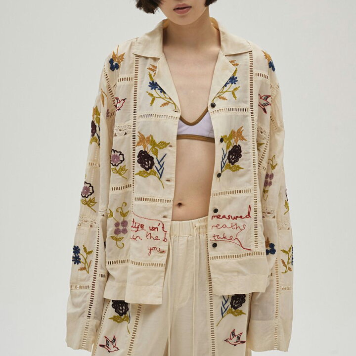 楽天市場】TODAYFUL トゥデイフル Embroidery Patchwork Shirts エン  