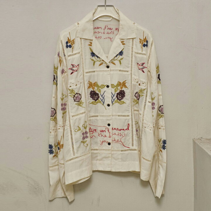 楽天市場】TODAYFUL トゥデイフル Embroidery Patchwork Shirts エン 