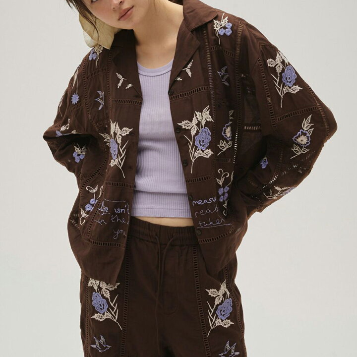 楽天市場】TODAYFUL トゥデイフル Embroidery Patchwork Shirts エン 
