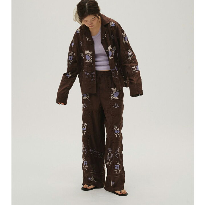 楽天市場】TODAYFUL トゥデイフル Embroidery Patchwork Shirts エン 