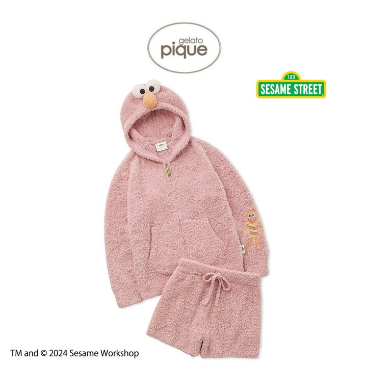 楽天市場】gelato pique ジェラートピケ SESAME STREET エルモパーカ 