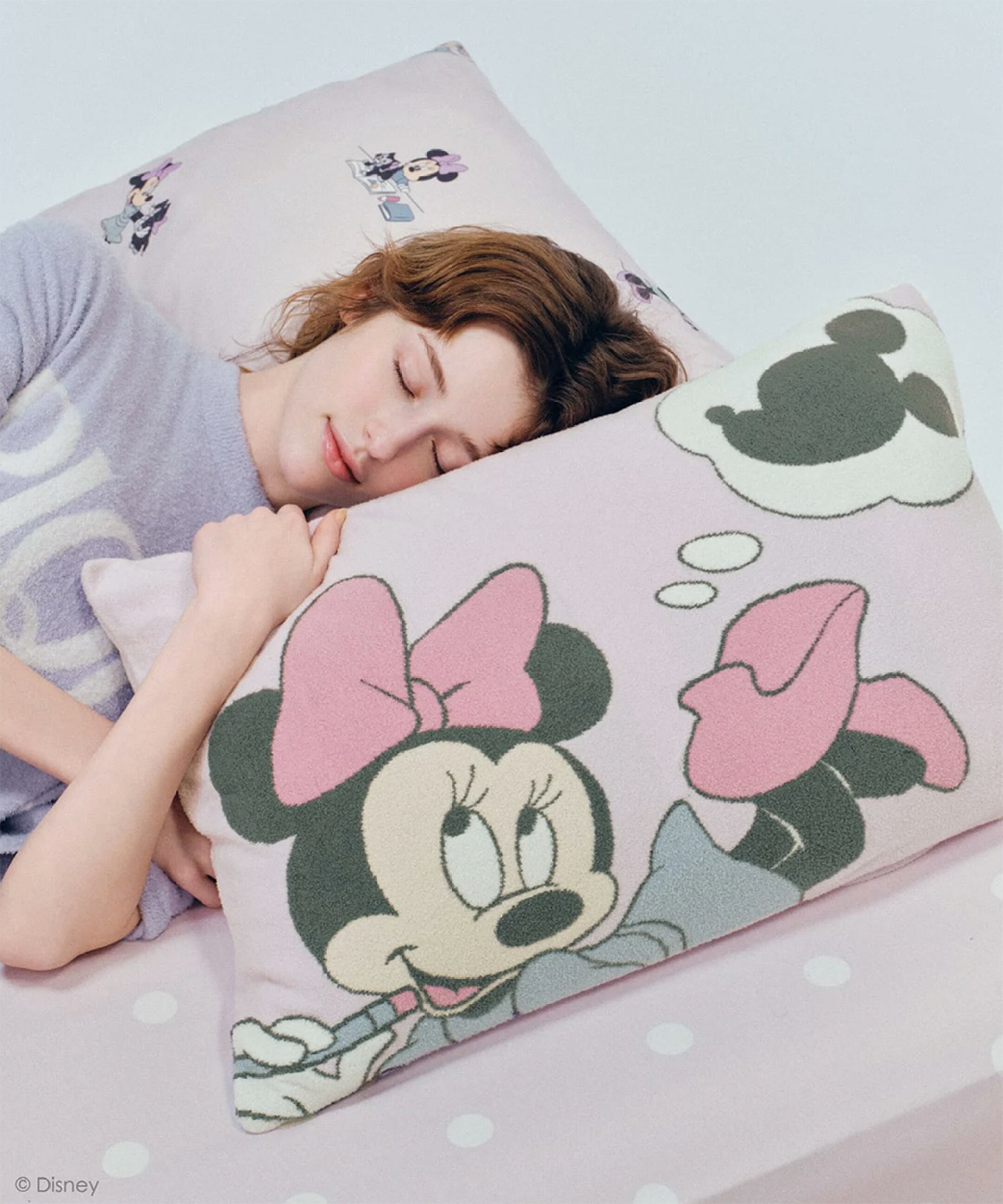 Sleep Mickey&Minnie ジャガードピローケース