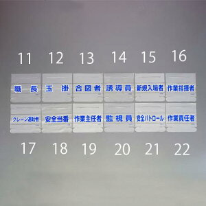 エスコ ユニット(UNIT) EA983RH-20 58x165mm 識別バンド用ネームカバー(監視員)