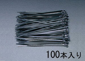エスコ EA475B-610 610x 9.0mm 結束バンド(耐候性/100本)
