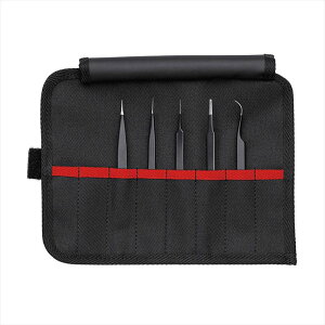 KNIPEX クニペックス 9200-01ESD 汎用ピンセット5本組セット
