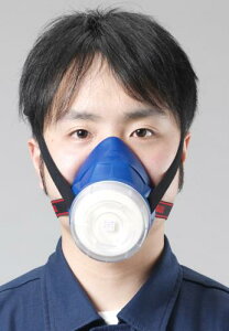 エスコ トーヨーセフティー EA800MA-3 マスク(防塵・アスベスト対応/ネイビー)