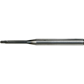 トラスコ TRUSCO エンドミル 超硬ロングネックスクエアエンドミル2枚刃Φ0.3X6 AC40-TLNE2003-6