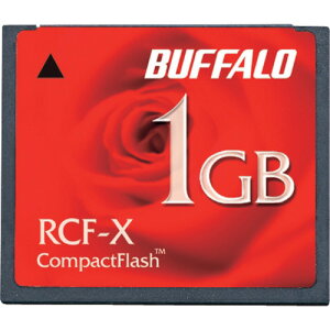 �o�b�t�@���[ BUFFALO �R���p�N�g�t���b�V�� �n�C�R�X�g�p�t�H�[�}���X���f�� 1GB RCF-X1GY