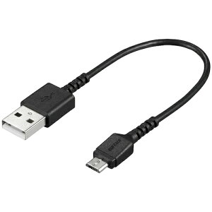 �o�b�t�@���[ BUFFALO USB2.0 A to microB ���o�[�u�b�V���X�����P�[�u�� 1.0m �u���b�N BU2AMBS10BK