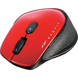 �o�b�t�@���[ BUFFALO ���� BlueLED 5�{�^�� NEOFIT�}�E�X M�T�C�Y ���b�h BSMBW510MRD