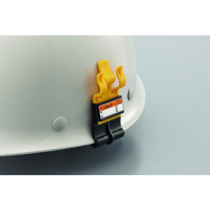 リョクジュウジ 緑十字 ヘルメット用ペンホルダー(溝なしタイプ専用) 重量18g ペン別売 TYS-73-S 241102