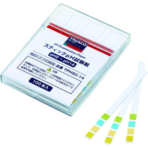 �g���X�R TRUSCO �X�e�B�b�NpH������ (pH0~14) TPHSC-14