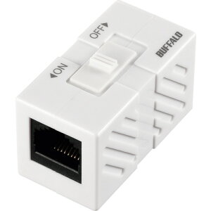 �o�b�t�@���[ BUFFALO RJ45�X�C�b�`�t�����p�R�l�N�^�[ BLARJ45TSWH