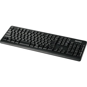�o�b�t�@���[ BUFFALO ����2.4GHz �t���L�[�{�[�h �u���b�N BSKBW120BK