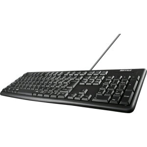 obt@[ BUFFALO USBڑ LX^_[hL[{[h ubN BSKBU100BKZ