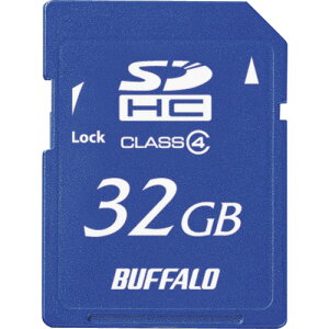 �o�b�t�@���[ BUFFALO Class4 SDHC�J�[�h 32GB RSDC-S32GC4B