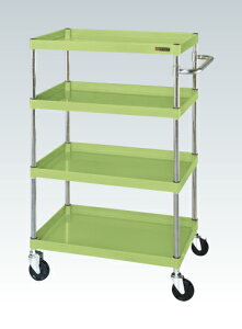 サカエ CSP-90124Y CSパールワゴン(中量タイプ・直進安定金具付)