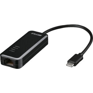 obt@[ BUFFALO GigaΉ Type-C USB3.2(Gen1)pLANA_v^[ ubN LUA5-U3-CGTE-BK