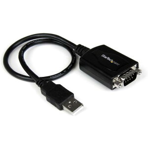 スターテック StarTech シリアル変換ケーブル/USB-A - RS232C/30cm/920Kbps/ブラック ICUSB232PRO
