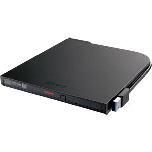 �o�b�t�@���[ BUFFALO USB3.2(Gen1)�Ή� �|�[�^�u��DVD�h���C�u �����\�t�g�Y�t �u���b�N DVSM-PTV8U3-BKB