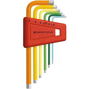 PB SWISS TOOLS 210H-5RB �z���_�[�t���C���{�[�����`�Z�b�g(�p�b�N�i�V)