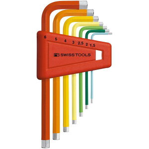 PB SWISS TOOLS 210H-6RB �z���_�[�t���C���{�[�����`�Z�b�g(�p�b�N�i�V)