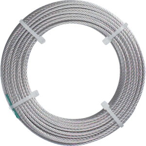 �g���X�R TRUSCO �X�e�����X���C�����[�v �i�C�����핢 ��2.0(2.5)X10m CWC-2S10 (2MMX10M �X���[�u�c�L)