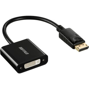 �_���X���T �S���i�|�C���g�����10�{�^ �o�b�t�@���[ BUFFALO DisplayPort-DVI�ϊ��A�_�v�^ �u���b�N BDPDVBK