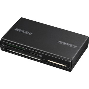 obt@[ BUFFALO UHS-IIΉ USB3.0 }`J[h[_[ ubN BSCR700U3BK
