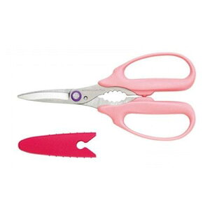 エスコ プラス(PLUS) EA540JA-12 178mm はさみ(万能/ピンク)
