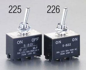 �_���I�ōő�10��P��������I�^ �G�X�R NKK�X�C�b�`�Y EA940DH-225 125V/30A 2�ɒP���g�O���X�C�b�`(��d���p