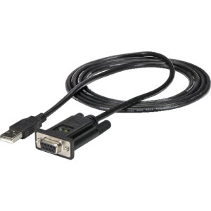 X^[ebN StarTech VAϊP[u/USB-A - RS232CNX/1.7m/921.6Kbps/BK ICUSB232FTN