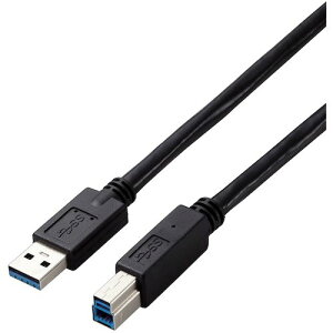 GR ELECOM USB3.0P[u A-B^Cv dlŒ 3m ubN USB3-AB30BK/ID