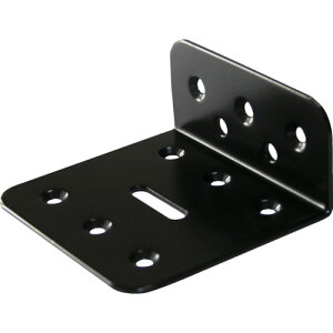 トラスコ TRUSCO 2x4サポート 黒粉体塗装 L字金具 24S-837BK