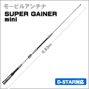 �y144/430MHz�zSG-M506R�@SUPER GAINER mini�@2�o���h���[�r���A���e�i�@���d�g�@�_�C�������h�A���e�i