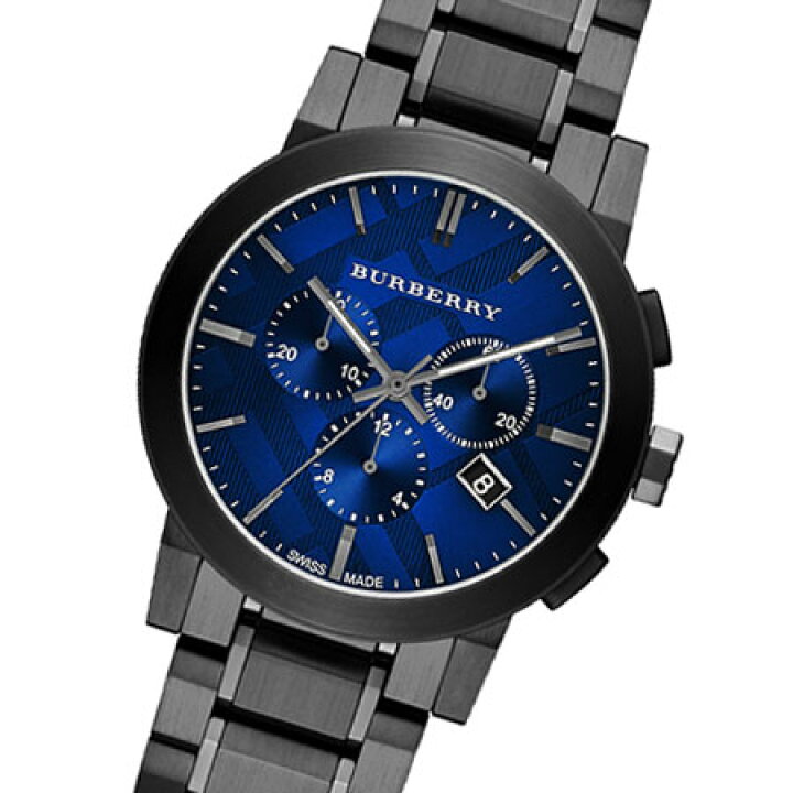 楽天市場 超目玉 Burberry バーバリー 時計 腕時計 Bu9365 City シティ メンズ クロノグラフ チェック ダークグレー ブルー とけい ウォッチ 送料無料 Rcp プレゼント 商品入れ替えのため大赤字特価 セール Museo