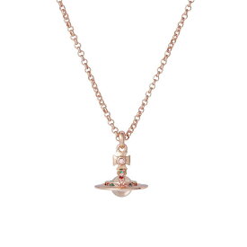 【送料無料】ヴィヴィアン ウエストウッド ネックレス Vivienne Westwood ペンダント アクセサリー オーブ プチオーブ PETITE ORB PENDANT PINK GOLD 63020098-02G002 63020098-G002 752116B-3 ビビアン【あす楽対応】【ブランド】