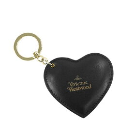 【送料無料】Vivienne Westwood ヴィヴィアン ウエストウッド ハート キーホルダー キーリング バッグ チャーム キーケース ビビアン 82030027 HEART BLACK【プレゼント】【ブランド】