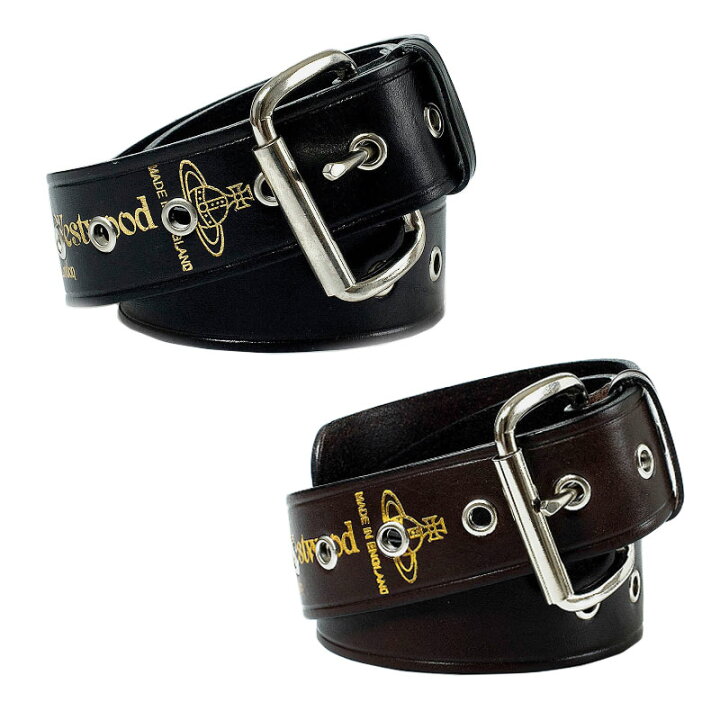 楽天市場 送料無料 Vivienne Westwood ヴィヴィアン ベルト メンズ ヴィヴィアンウエストウッド Alex Belt W134 336 ブラック W133 ダークブラウン レザー ビビアン あす楽対応 プレゼント ブランド Museo