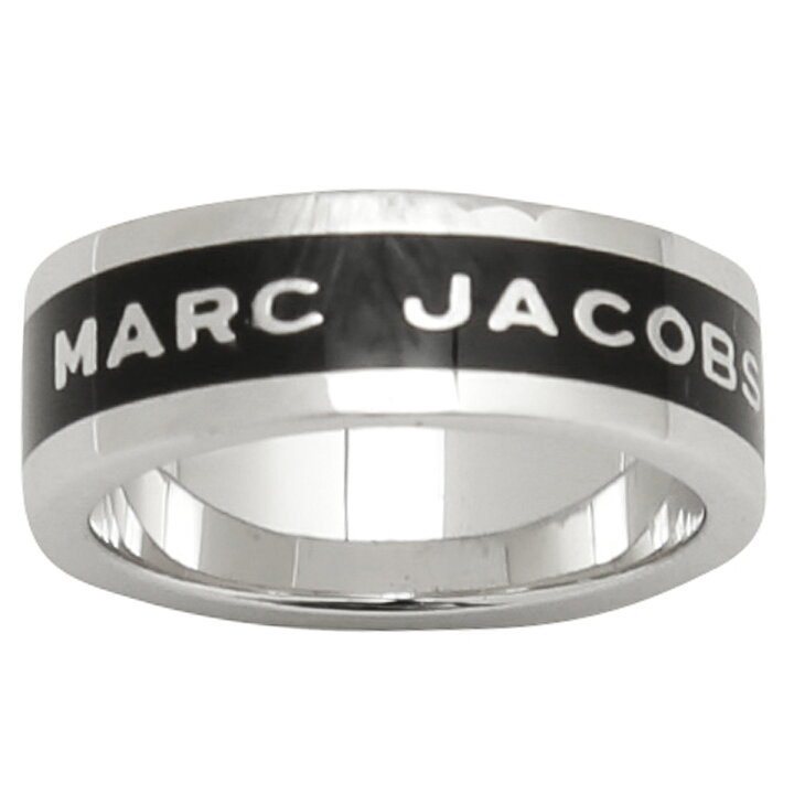 楽天市場 超目玉 送料無料 マークジェイコブスリング 指輪 Marc Jacobs レディース M 068 The Enamel Logo Band Ring シルバー ブラック ジュエリー アクセサリー アクセ ブランド プレゼント セール Museo