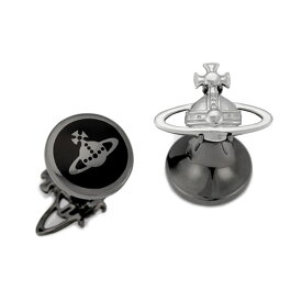 【送料無料】ヴィヴィアン ウエストウッド カフス Vivienne Westwood カフリンクス アクセサリー ビビアン 65030004-02P008 65030004-W007 BCL1010-2 SUZON ORB CUFFLINKS PLATINUM/RUTHENIUM【プレゼント】【ブランド】
