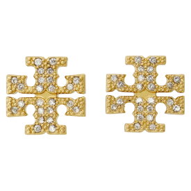 【送料無料】TORY BURCH トリーバーチ レディース ピアス キラ パヴェ ロゴ スタッズ ジュエリー アクセサリー 53423-783 ゴールド【ブランド】【プレゼント】【セール】