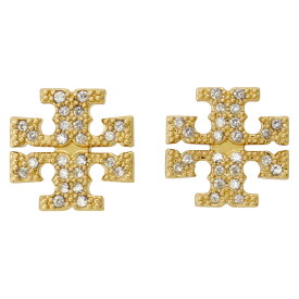 【送料無料】TORY BURCH トリーバーチ レディース ピアス キラ パヴェ ロゴ スタッズ ジュエリー アクセサリー 53423-783 ゴールド【あす楽対応】【プレゼント】【ブランド】