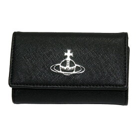 【送料無料】Vivienne Westwood ヴィヴィアン ウエストウッド キーケース キーホルダー ビビアン 51020001 BIOGREEN SAFFIANO BLACK S000B N401 ブラック ヴィーガンレザー【あす楽対応】【プレゼント】【ブランド】【セール】