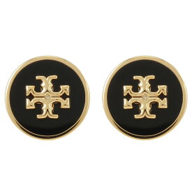 【送料無料】TORY BURCH トリーバーチ レディース ピアス キラ エナメル サークルスタッズ ジュエリー アクセサリー 90547-720 ゴールド×ブラック【あす楽対応】【プレゼント】【ブランド】