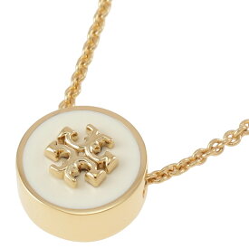 【送料無料】TORY BURCH トリーバーチ レディース ネックレス キラ エナメル ペンダント ジュエリー アクセサリー 90549-700 ゴールド×アイボリー【ブランド】【プレゼント】【セール】