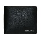 【260レビュー突破！】【送料無料】ディーゼル 財布 DIESEL 二つ折り財布 メンズ X06627 P0396 T8013 ブラック 本革 革 レザー HIRESH SMALL【あす楽対応】【ブランド】【プレゼント】【セール】