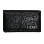 【170レビュー突破！】【送料無料】DIESEL ディーゼル キーケース キーホルダー メンズ ユニセックス X06629 P0396 T8013 ブラック KEYCASE II THEBEIS レザー 本革 革【あす楽対応】【ブランド】【プレゼント】【セール】