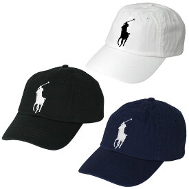 【ポイント10倍◆4/22 09:59迄】【送料無料】POLO RALPH LAUREN ポロ ラルフ ローレン キャップ コットン チノ ベースボールキャップ ビッグポニー メンズ ユニセックス ゴルフ 帽子 710673584 003/ホワイト 013/ネイビー 015/ブラック 【あす楽対応】