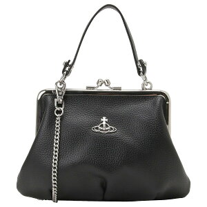 yzVivienne Westwood BBA EGXgEbh ~jV_[obO obO nhobO NX{fB ΂ߊ| fB[X 4B010006W S000D N403 GRANNY FRAME PURSE BLACK PU GRAIN ub
